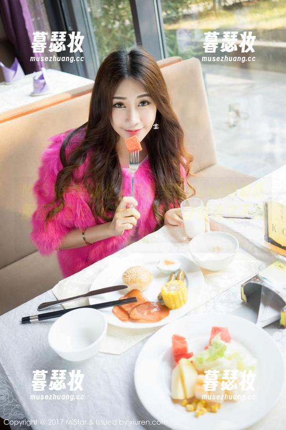 MiStar魅妍社-美昕Yumi MiStar魅妍社 - 这是美昕Yumi的最新原图比基尼,Chanel的设计师说这不算正常!