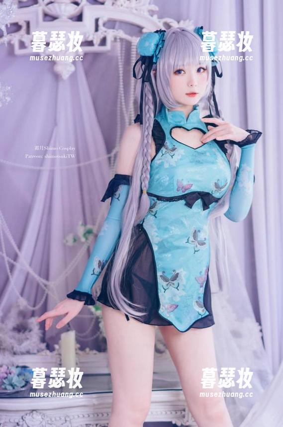 瞥一眼霜月shimo的礼服写真，壁纸竟然变得生动有趣，不愧是视觉小能手！