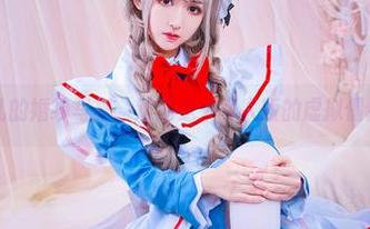 鳗鱼霏儿的婚纱写真，难道是个真人版的虚拟偶像调调？
